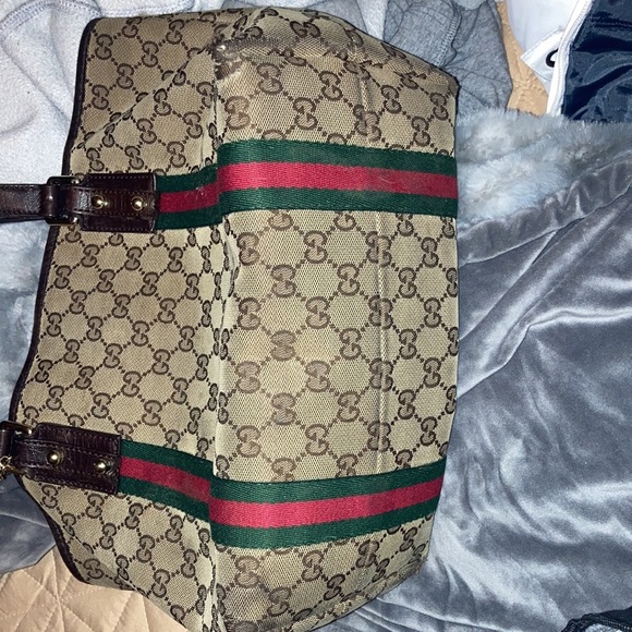 Sherry line Gucci handbag tote GG - Picture 8 of 14